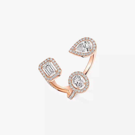 [CiCi]  Diamond Ring 0,25ct My Twin Trilogy