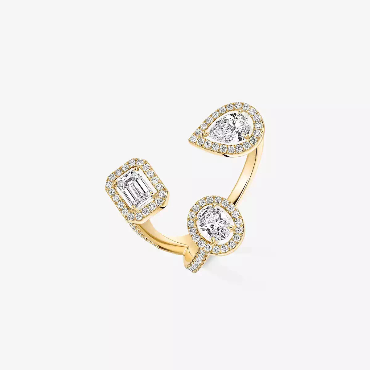 [CiCi]  Diamond Ring 0,25ct My Twin Trilogy