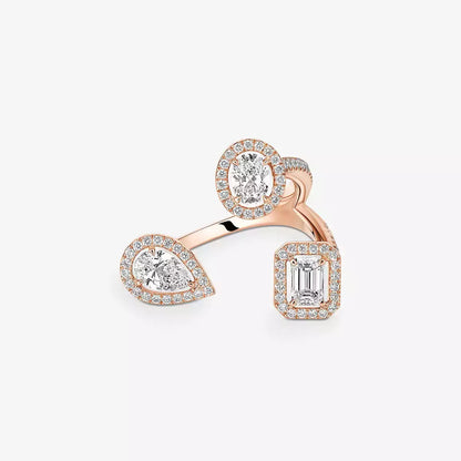 [CiCi]  Diamond Ring 0,25ct My Twin Trilogy
