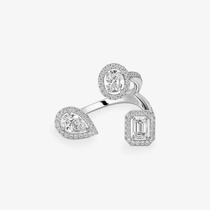 [CiCi]  Diamond Ring 0,25ct My Twin Trilogy
