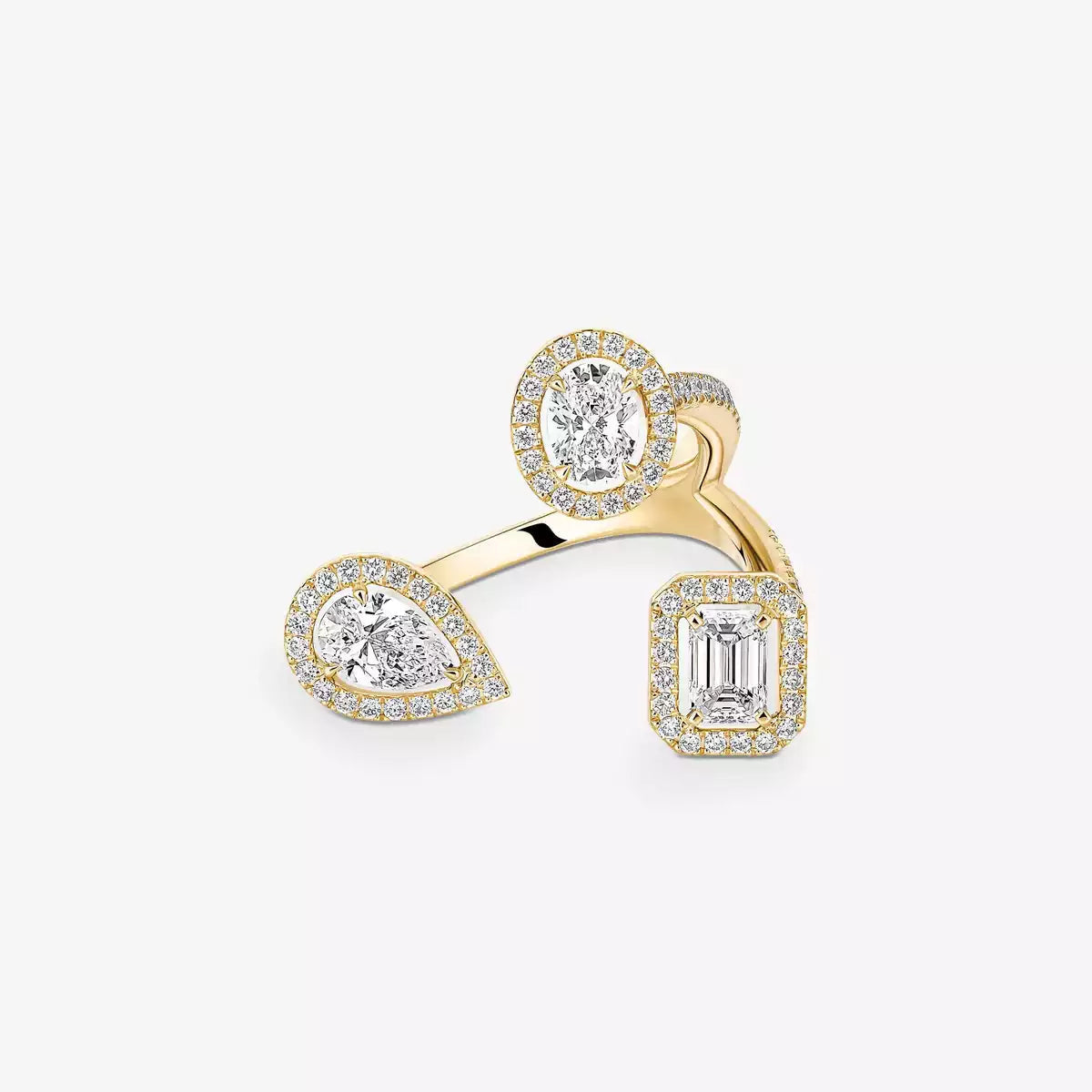 [CiCi]  Diamond Ring 0,25ct My Twin Trilogy
