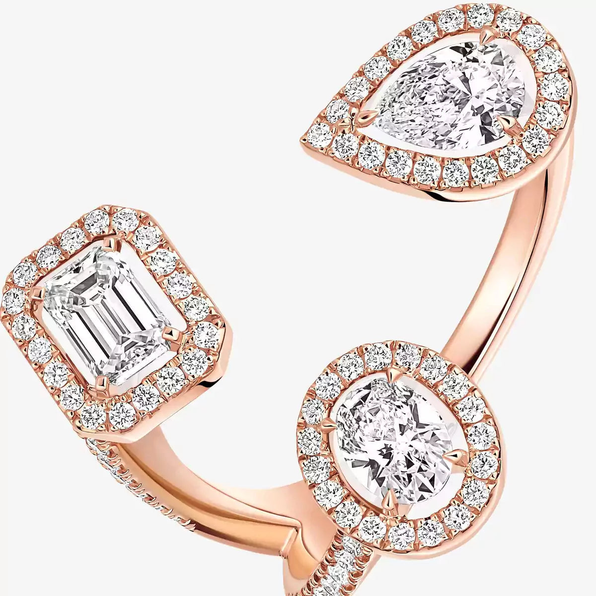 [CiCi]  Diamond Ring 0,25ct My Twin Trilogy