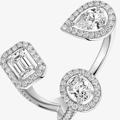 [CiCi]  Diamond Ring 0,25ct My Twin Trilogy