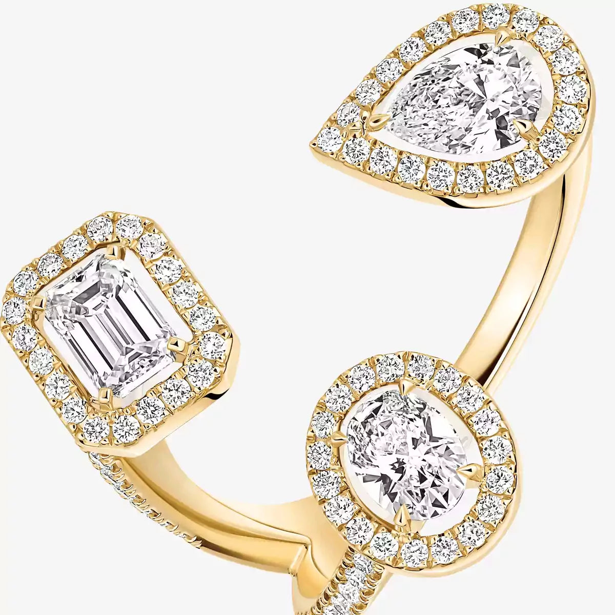 [CiCi]  Diamond Ring 0,25ct My Twin Trilogy