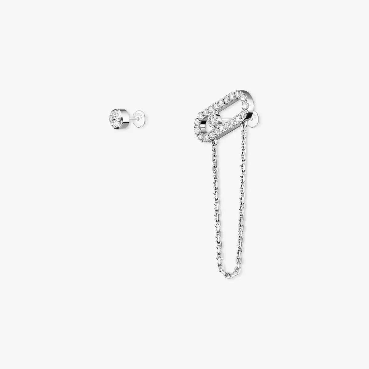 [CiCi]Move Uno Diamond Earrings