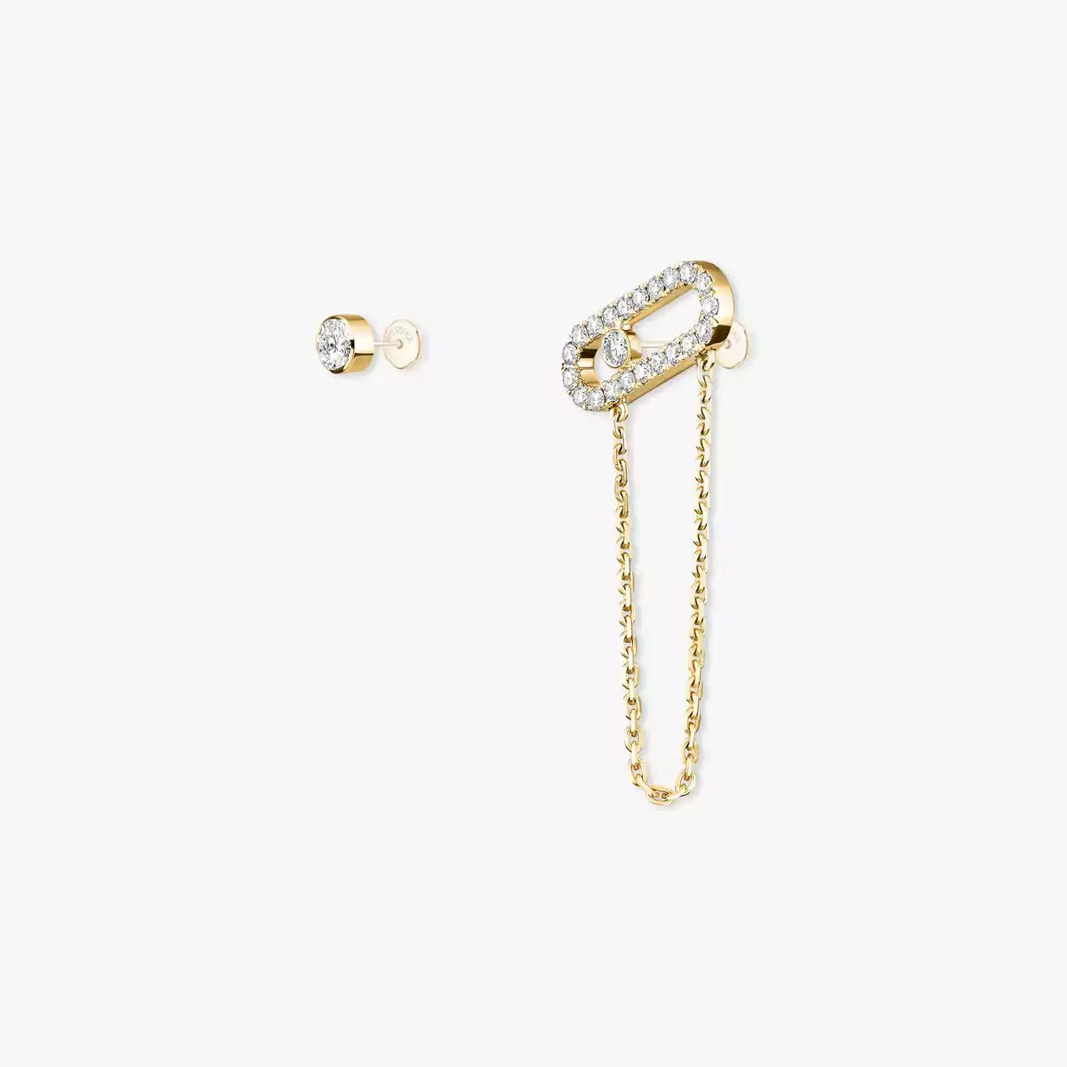 [CiCi]Move Uno Diamond Earrings