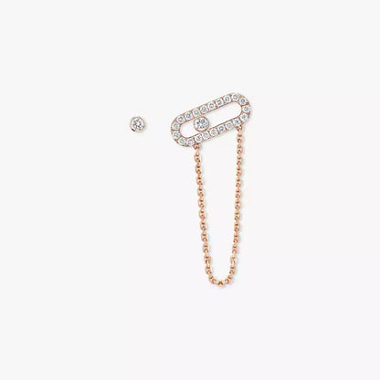 [CiCi]Move Uno Diamond Earrings