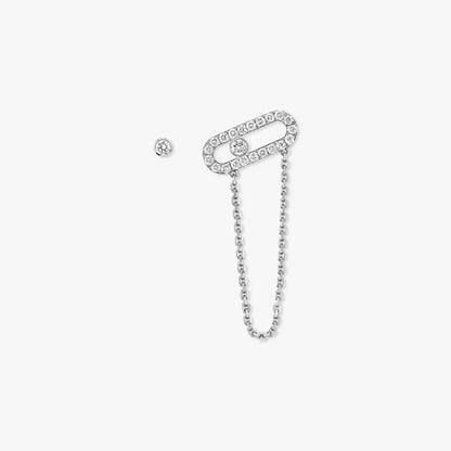 [CiCi]Move Uno Diamond Earrings