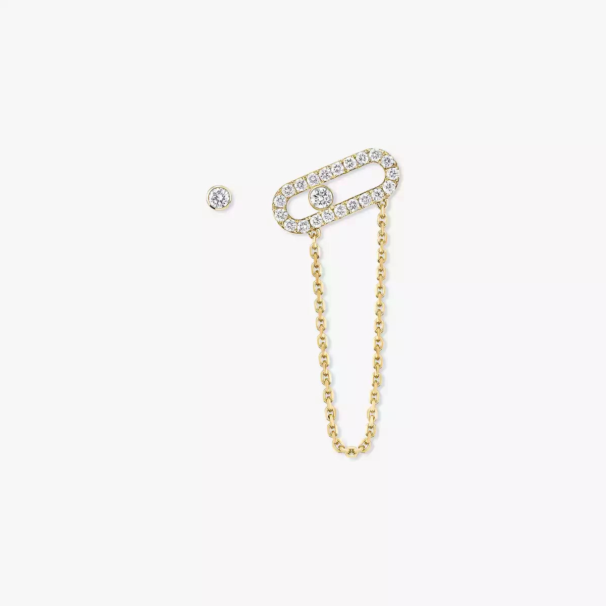 [CiCi]Move Uno Diamond Earrings