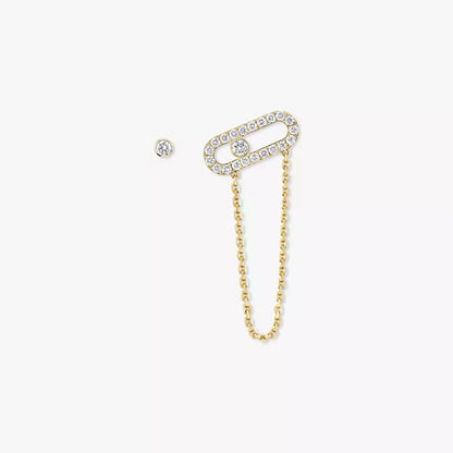 [CiCi]Move Uno Diamond Earrings