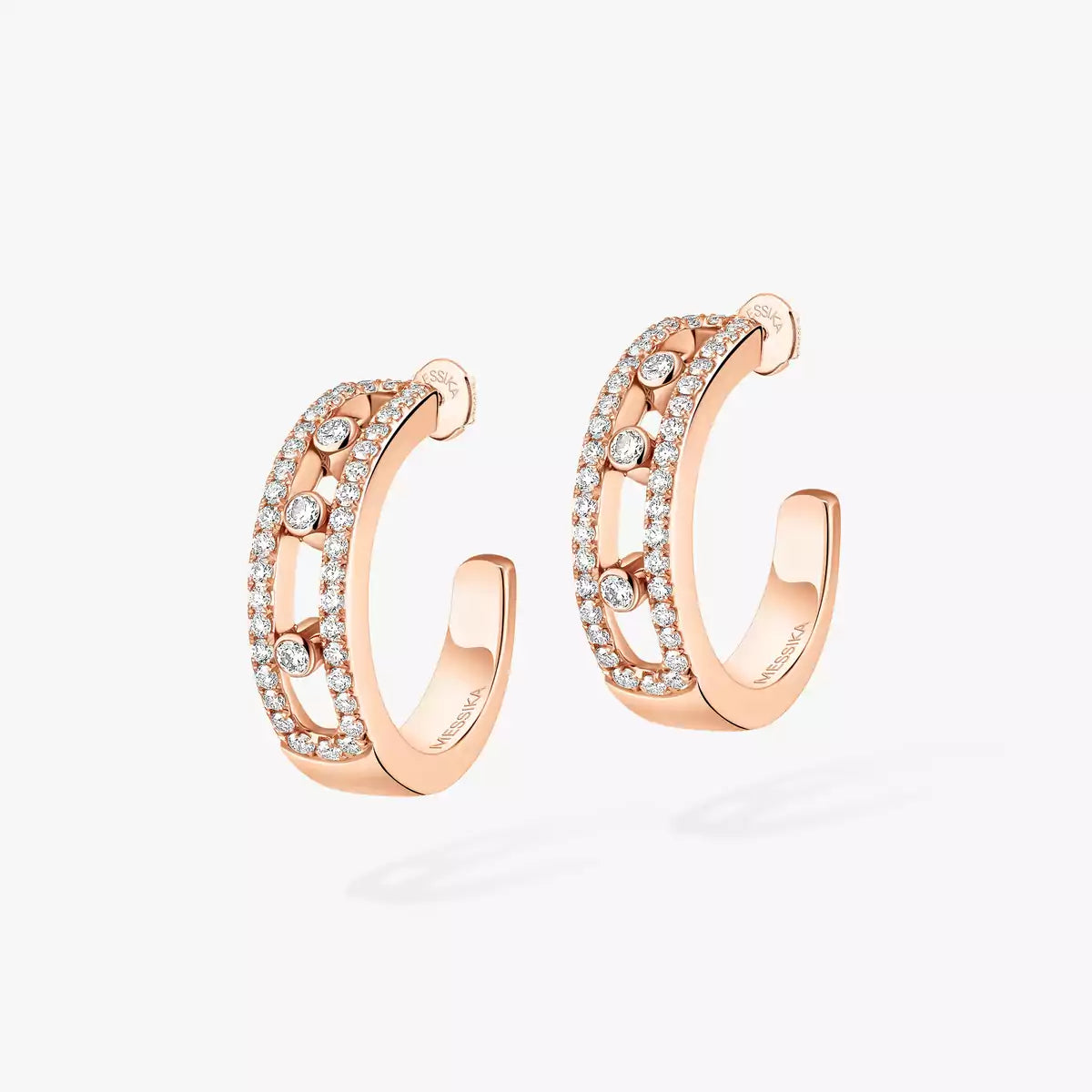 [CiCi]Diamond Pave_ Hoop Earrings Move