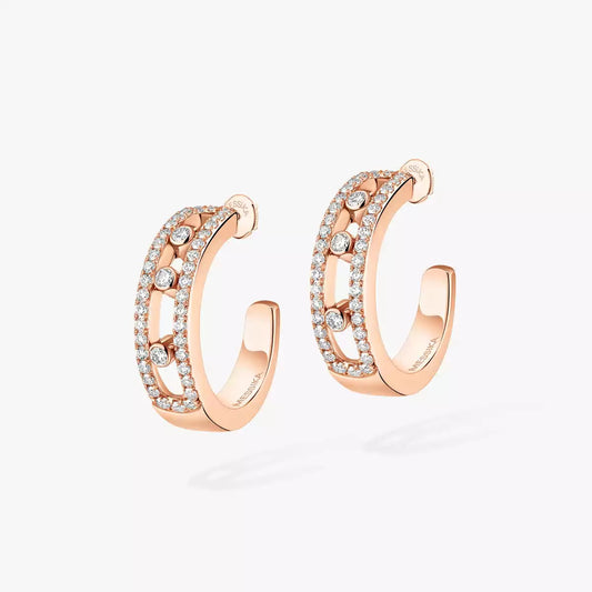 [CiCi]Diamond Pave_ Hoop Earrings Move