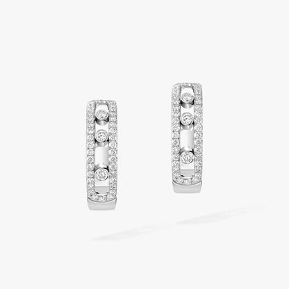 [CiCi]Diamond Pave_ Hoop Earrings Move