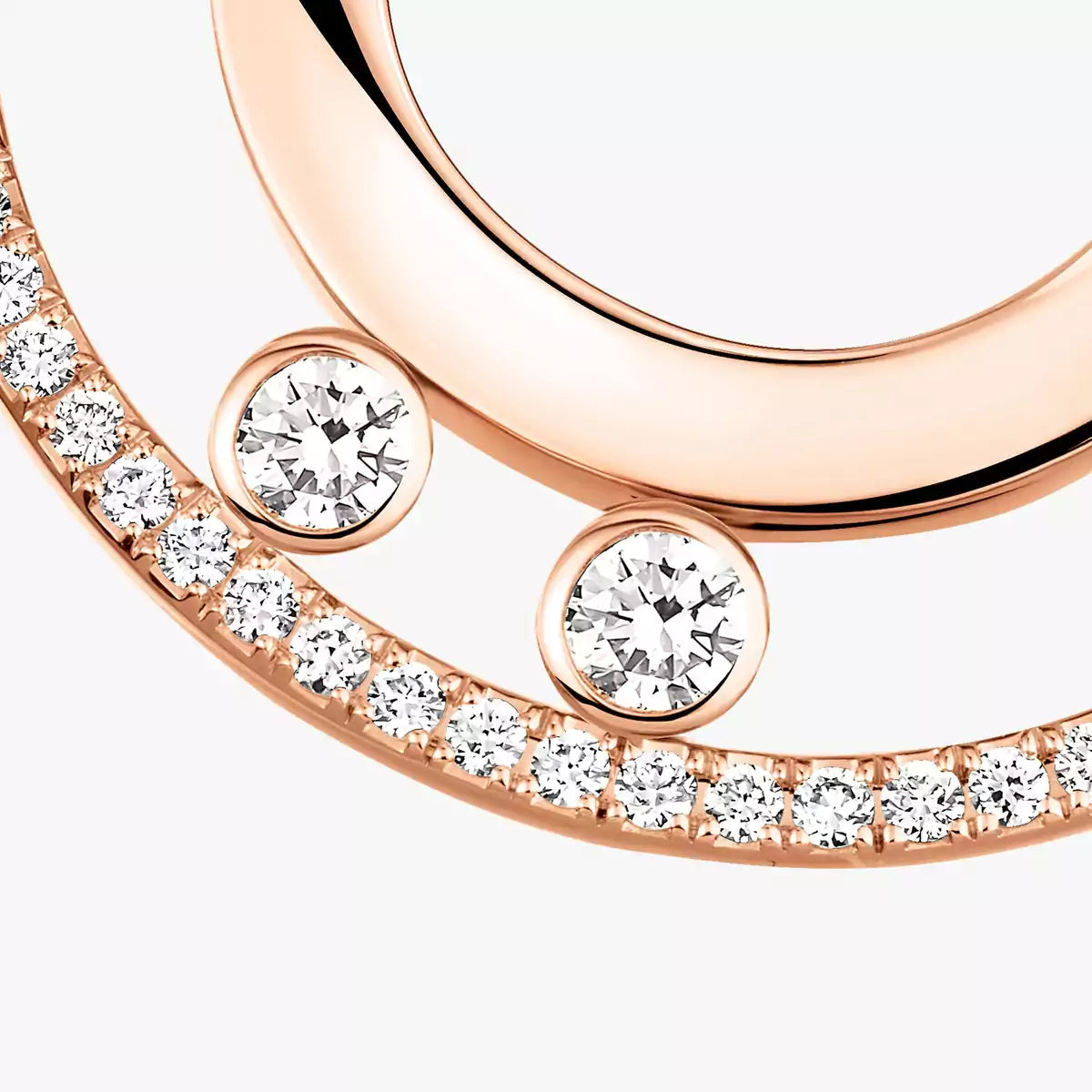 [CiCi] Move Romane Small Diamond Hoop Earrings