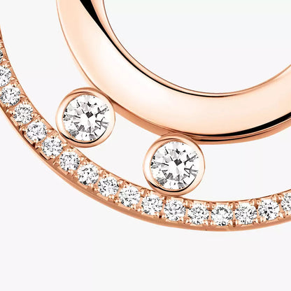 [CiCi] Move Romane Small Diamond Hoop Earrings