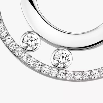 [CiCi] Move Romane Small Diamond Hoop Earrings