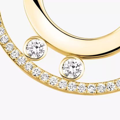 [CiCi] Move Romane Small Diamond Hoop Earrings