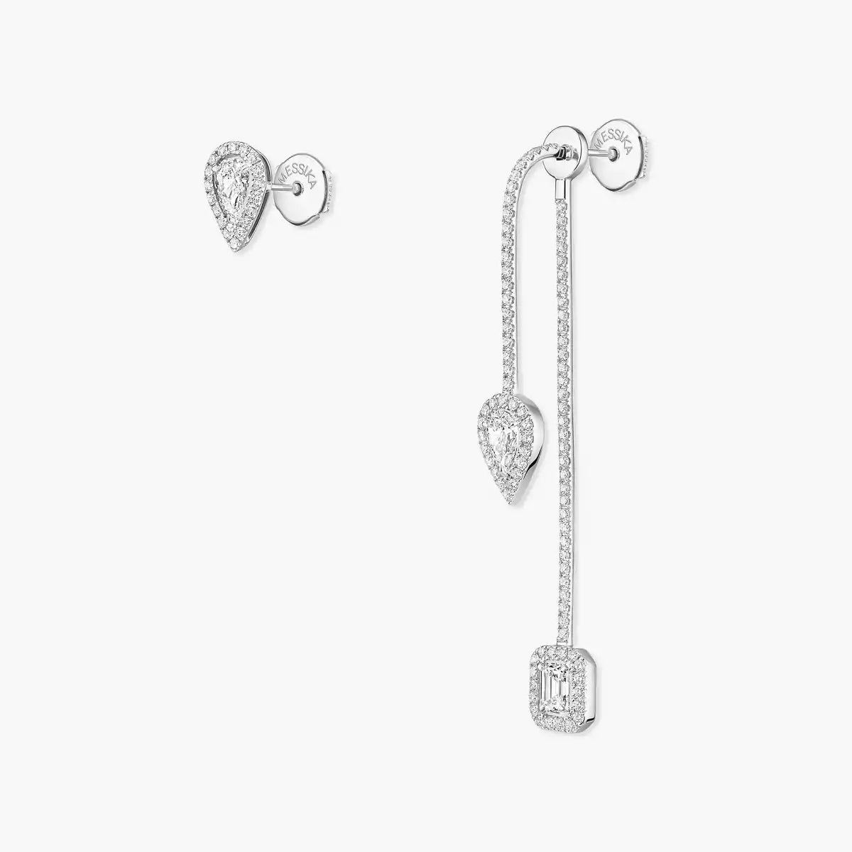 [CiCi]Diamond Drop Earrings My Twin