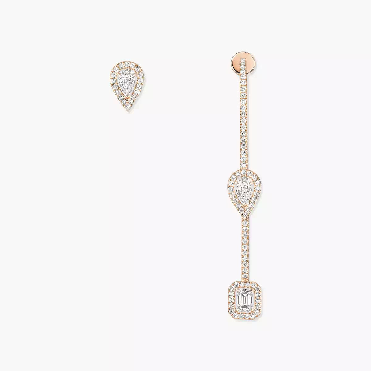 [CiCi]Diamond Drop Earrings My Twin