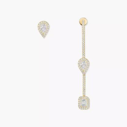 [CiCi]Diamond Drop Earrings My Twin