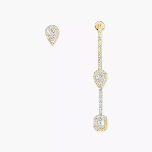 [CiCi]Diamond Drop Earrings My Twin