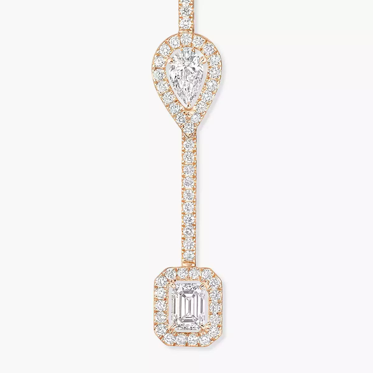 [CiCi]Diamond Drop Earrings My Twin