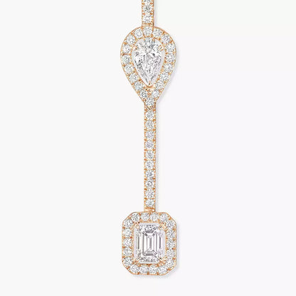 [CiCi]Diamond Drop Earrings My Twin