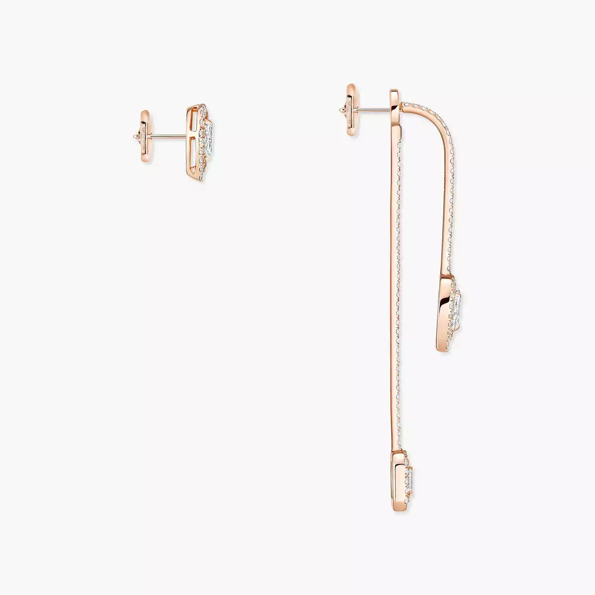 [CiCi]Diamond Drop Earrings My Twin