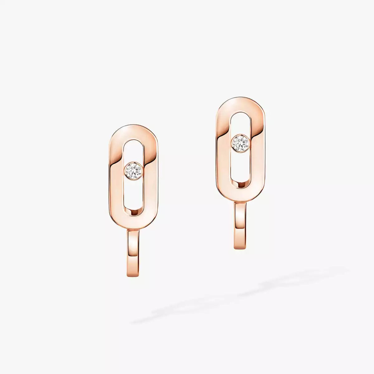[CiCi]Diamond Mini Hoop Earrings Move Classique
