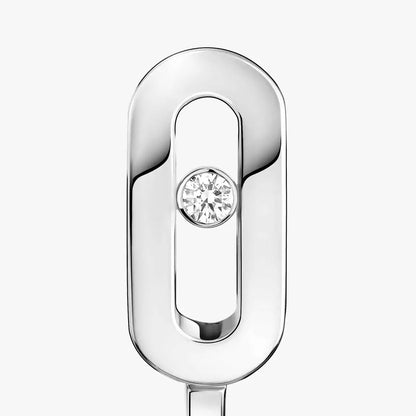 [CiCi]Diamond Mini Hoop Earrings Move Classique
