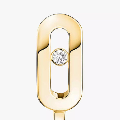 [CiCi]Diamond Mini Hoop Earrings Move Classique