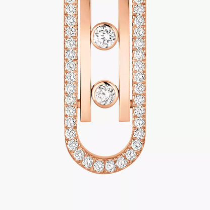 [CiCi]Diamond Pendant Earrings Move 10Th