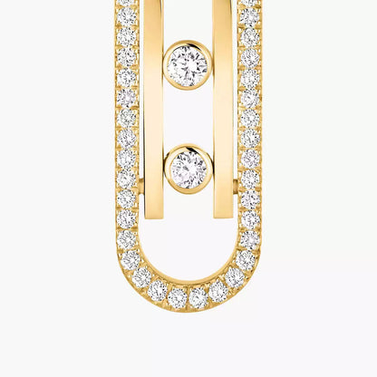 [CiCi]Diamond Pendant Earrings Move 10Th