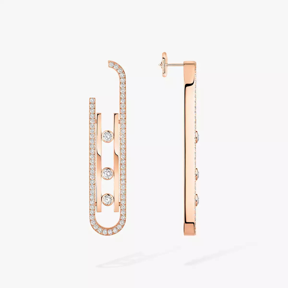 [CiCi]Diamond Pendant Earrings Move 10Th