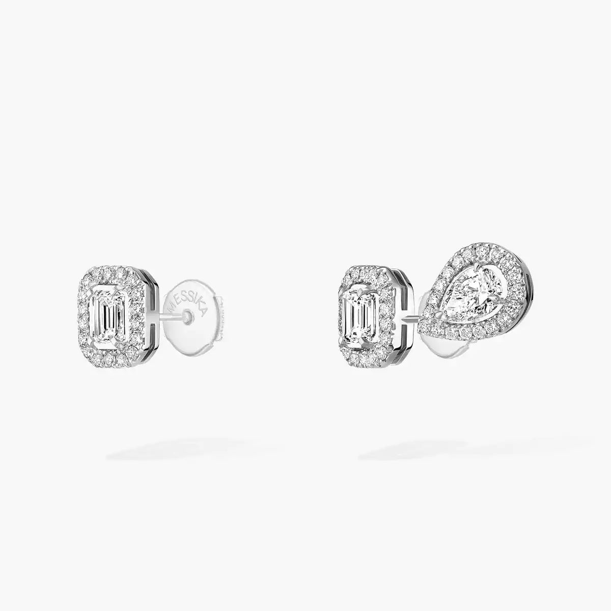 [CiCi]Diamond Earrings 0,10ct My Twin 1+2