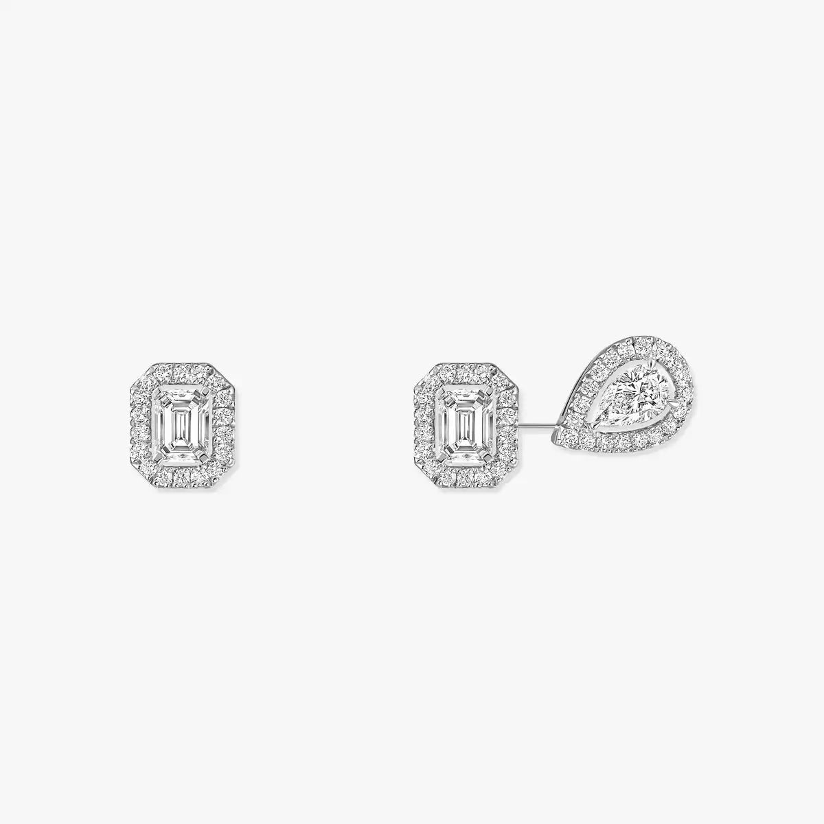 [CiCi]Diamond Earrings 0,10ct My Twin 1+2