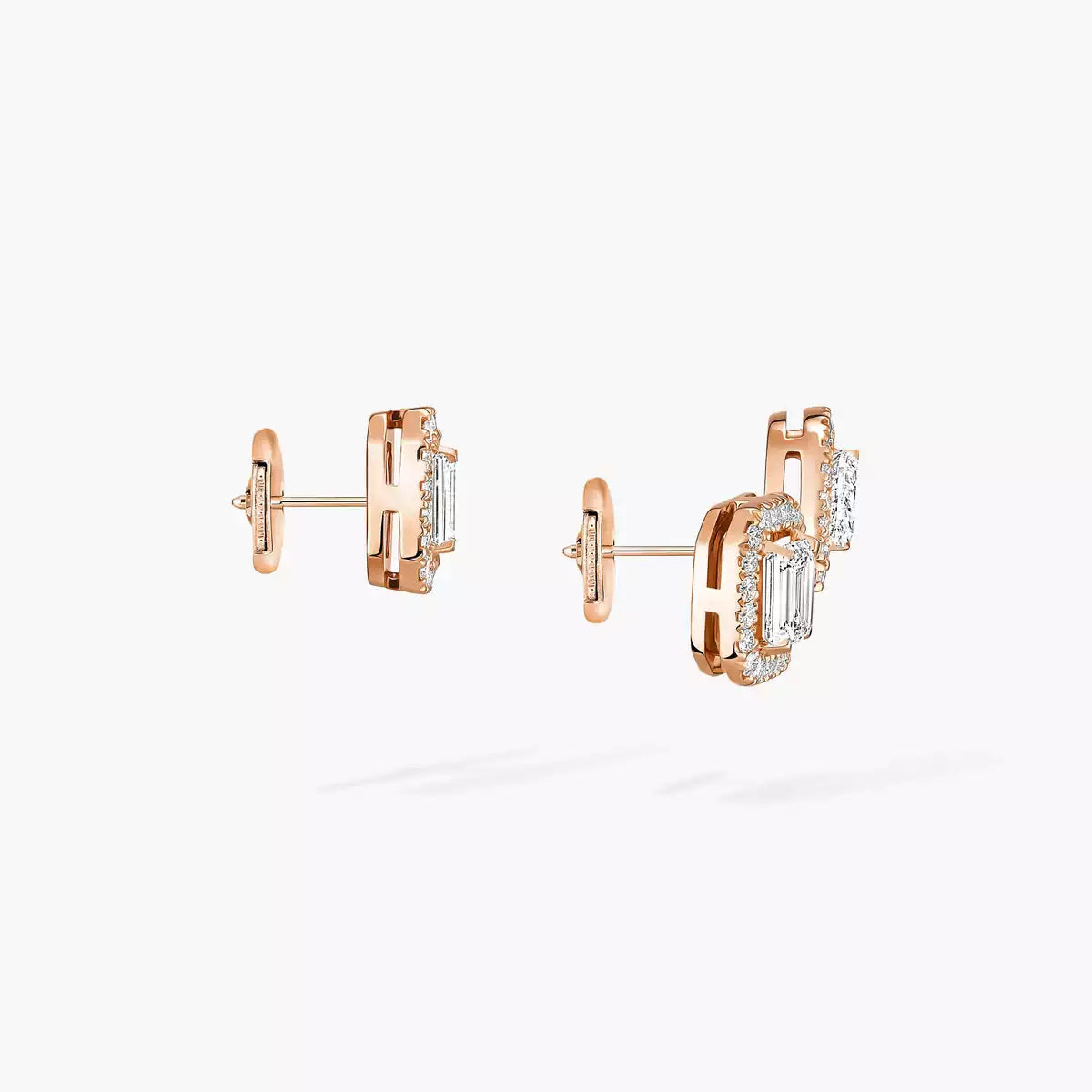 [CiCi]Diamond Earrings 0,10ct My Twin 1+2