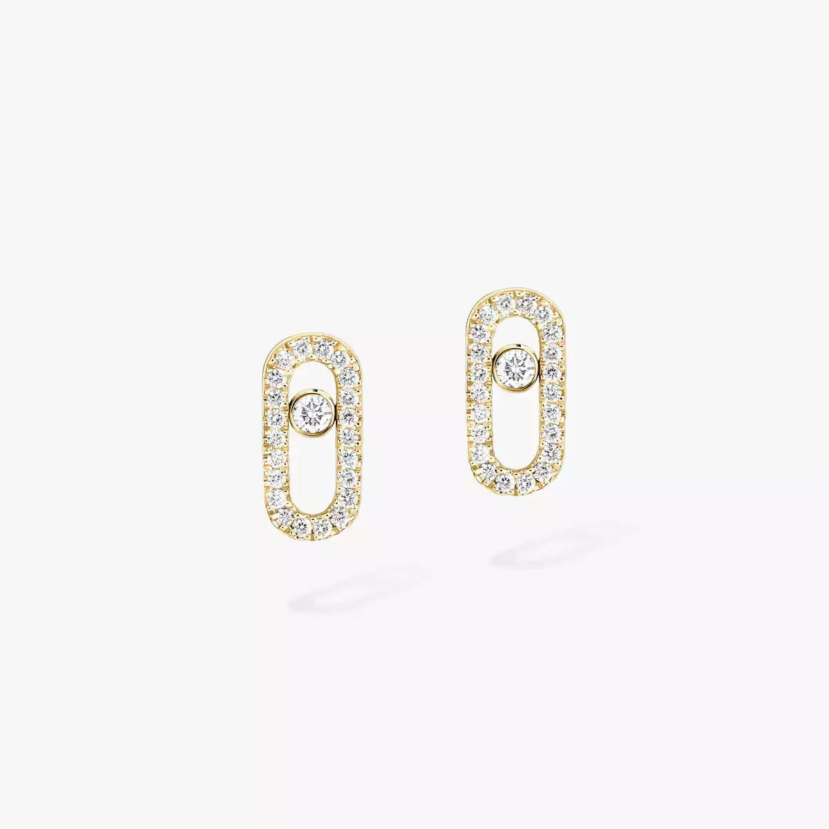 [CiCi]Move Uno Diamond Earrings