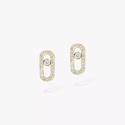 [CiCi]Move Uno Diamond Earrings