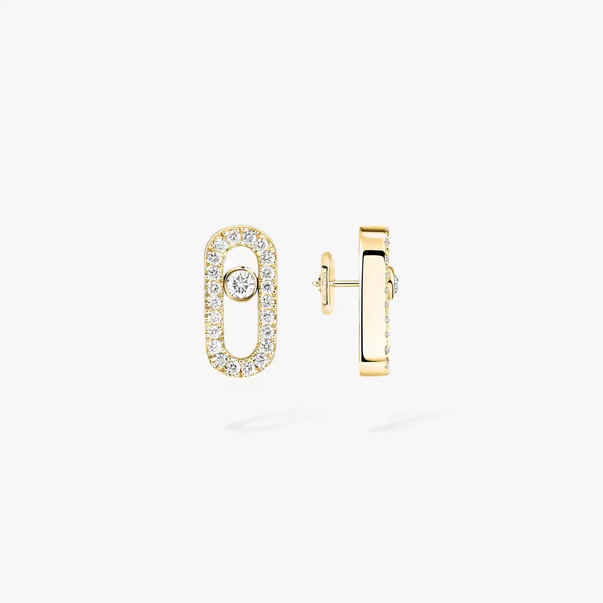 [CiCi]Move Uno Diamond Earrings