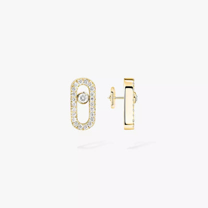 [CiCi]Move Uno Diamond Earrings