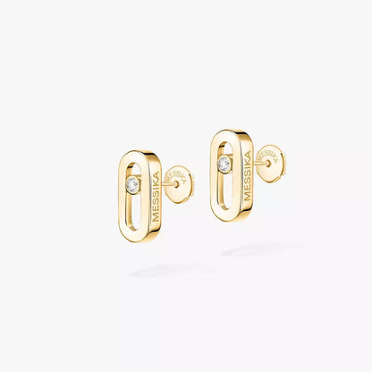 [CiCi]Move Uno Diamond Stud Earrings