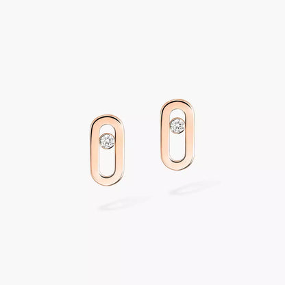[CiCi]Move Uno Diamond Stud Earrings