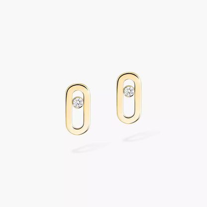 [CiCi]Move Uno Diamond Stud Earrings