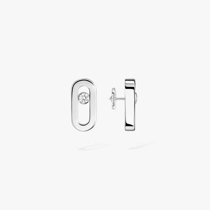 [CiCi]Move Uno Diamond Stud Earrings