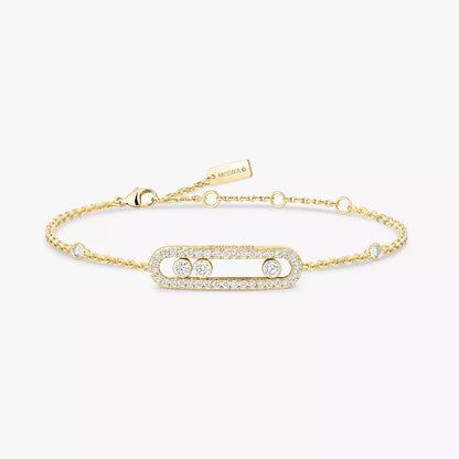 [CiCi]Pavé Baby Move Diamond Bracelet