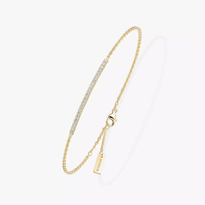 [CiCi]Diamond Thin Bangle 0.15ct My Twin Toi & Moi
