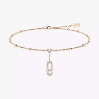 [CiCi] Move Uno pavé ankle bracelet