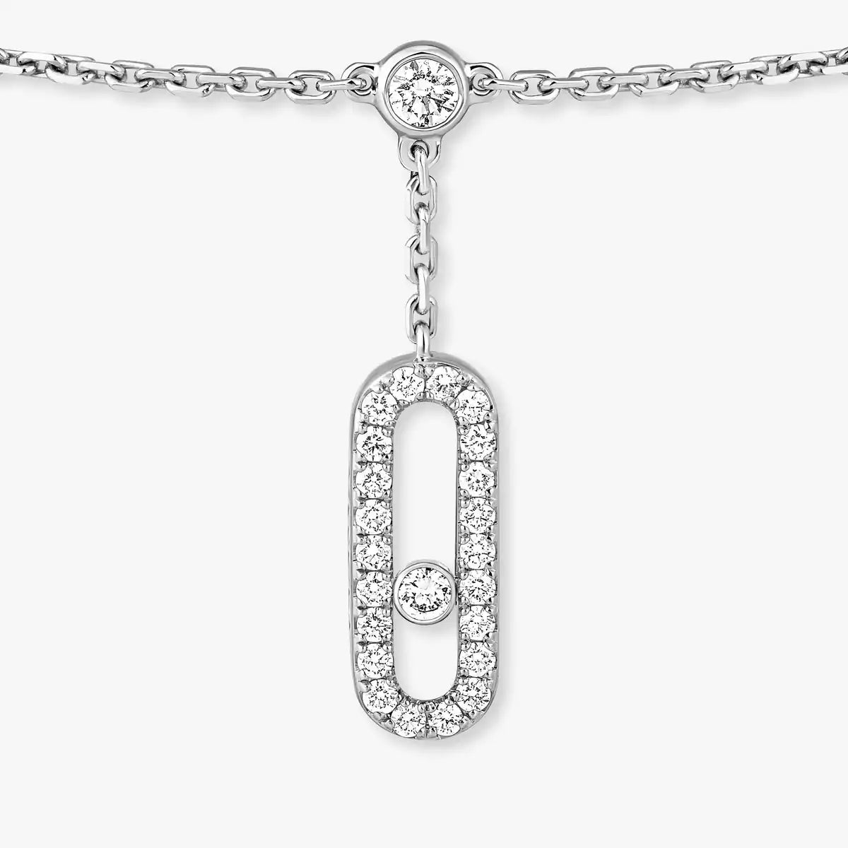 [CiCi] Move Uno pavé ankle bracelet