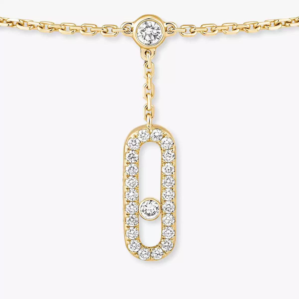 [CiCi] Move Uno pavé ankle bracelet